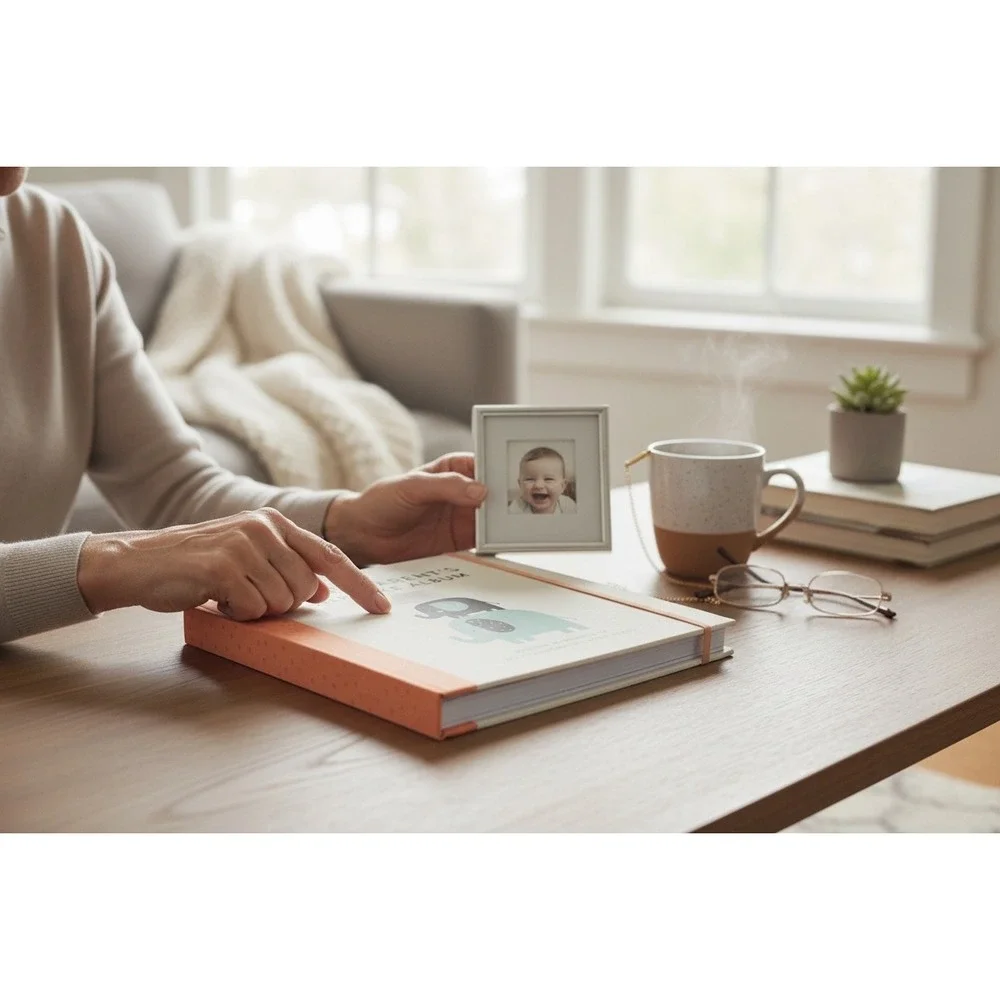 Union Square & Co A Grandparents Keepsake Album Baby Memory Book Elephant Book